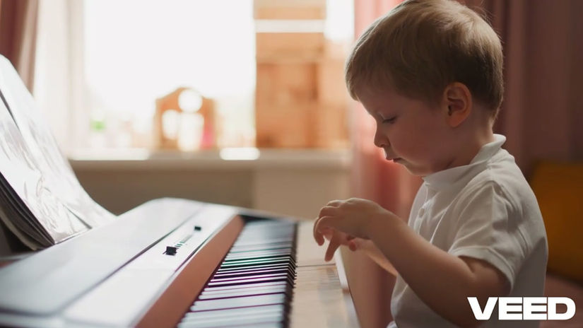 ¡Aprende Piano! Localiza las Teclas-VEED